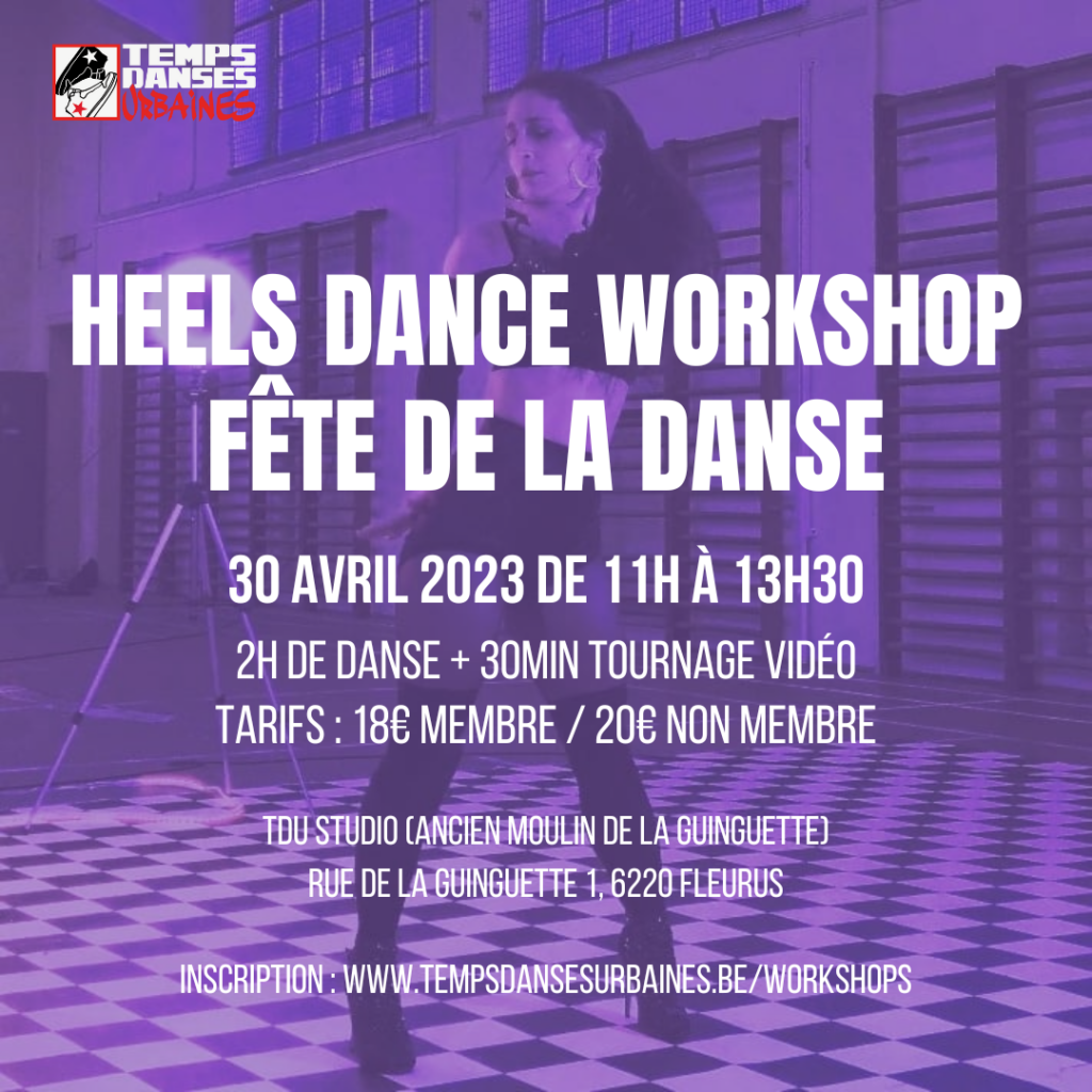 workshop heels fête de la danse