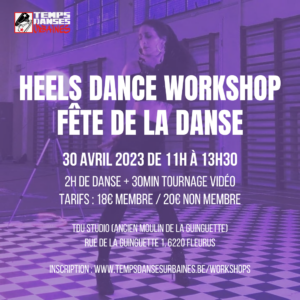 workshop heels fête de la danse