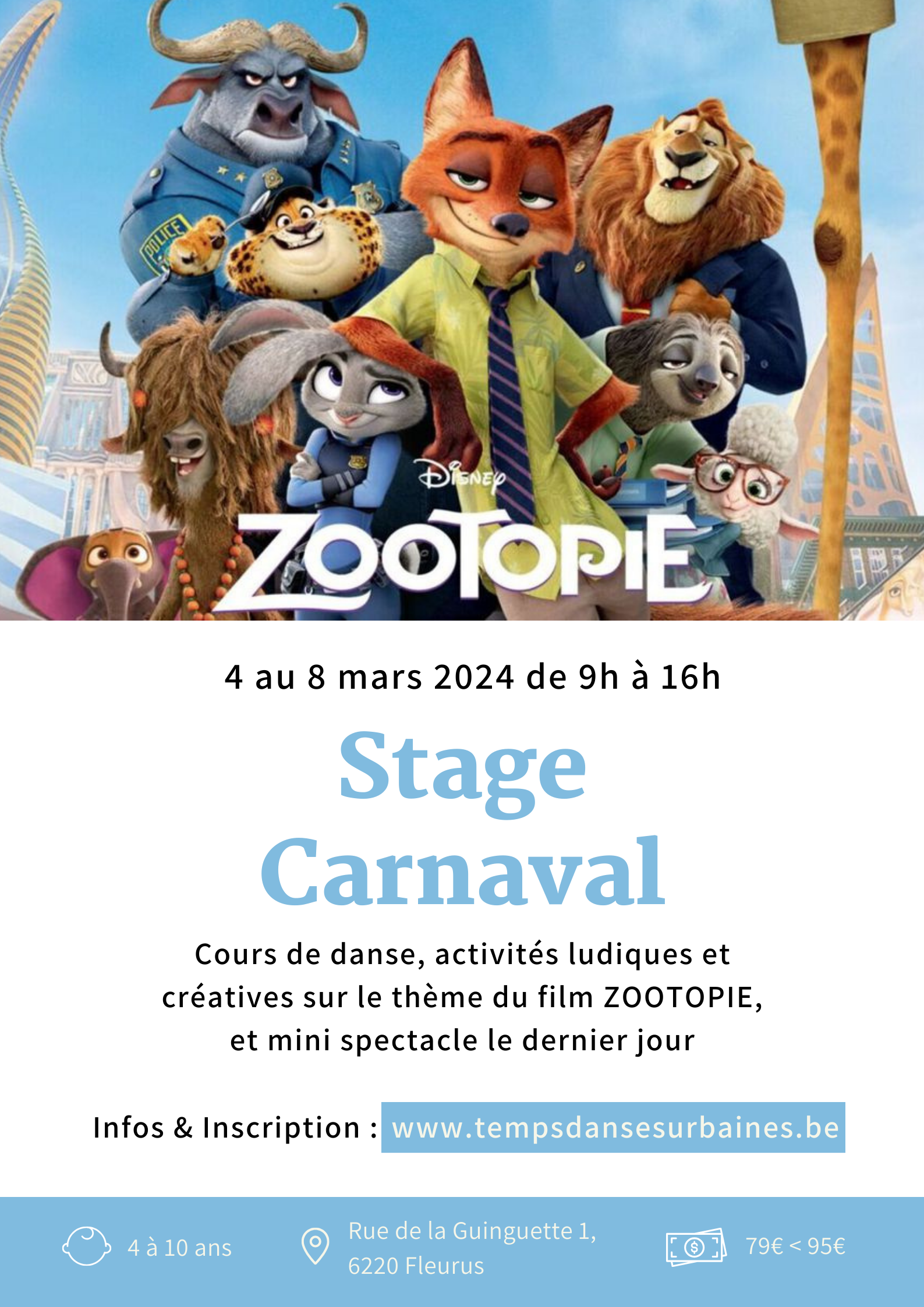 stage enfants carnaval